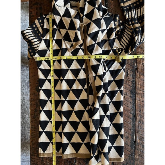 THML Cream, Black & Gold Cardigan, Size S - Picture 8 of 14